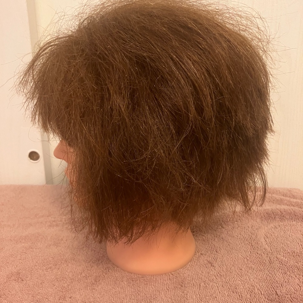 Cosmetology Mannequin Head 10" Brunette Hair - Picture 2 of 6